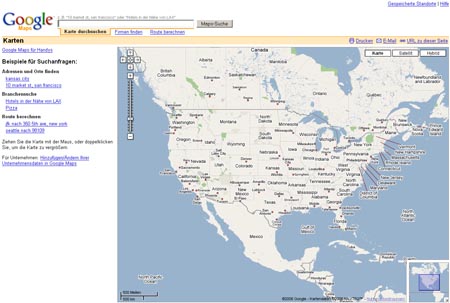 Web Mapping Service Google Maps